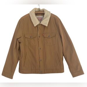 Levi’s Sherpa Trucker Jacket Mens Medium Excellent Condition